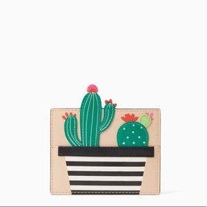 Kate Spade Cactus card holder